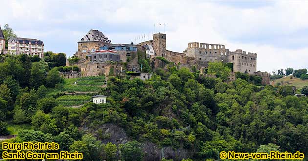 Die Burg Rheinfels ist die größte Festungsanlage zwischen Mainz und Koblenz am Rhein.